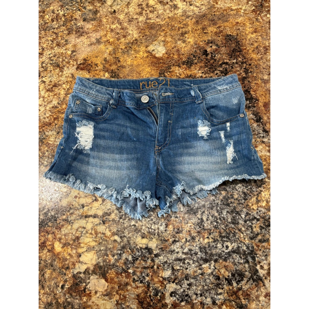 Rue21 Distressed Denim Cutoff Shorts - Picture 1 of 6